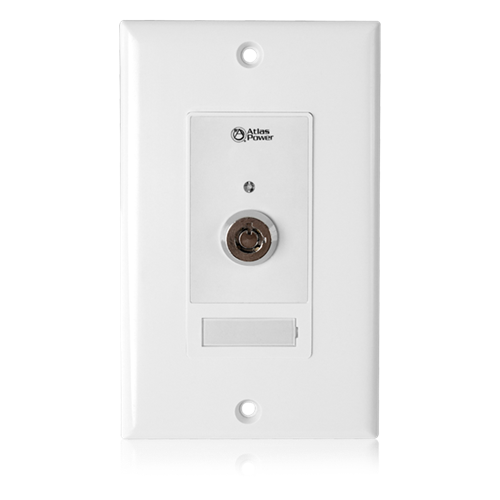 Picture of Wall Plate Key Switch, Momentary Contact Closure