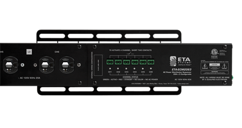 Picture of 20A+20A+20A AC Power Distribution Sequencer Raceway